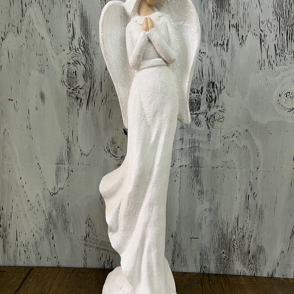 Elegant White Angel Figurine - Picture 2 of 7